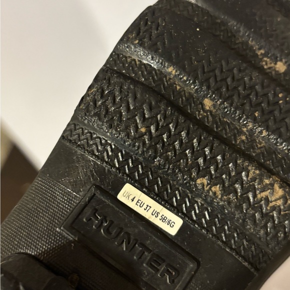 Hunter Kids Black Rain Boots - Picture 7 of 7